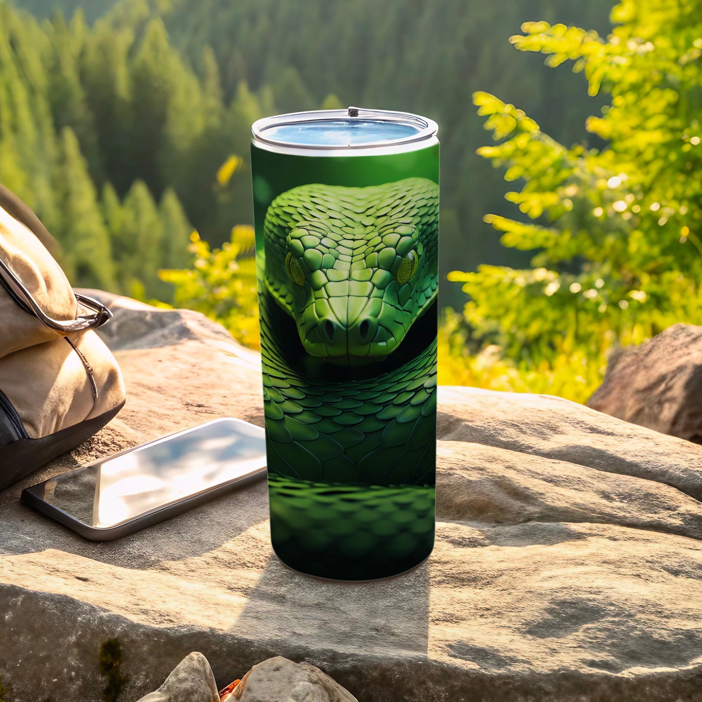 Green Snake Head Design Beverage Container product type