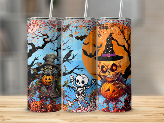 Spooky Halloween Themed Tumbler for Festive Celebrations