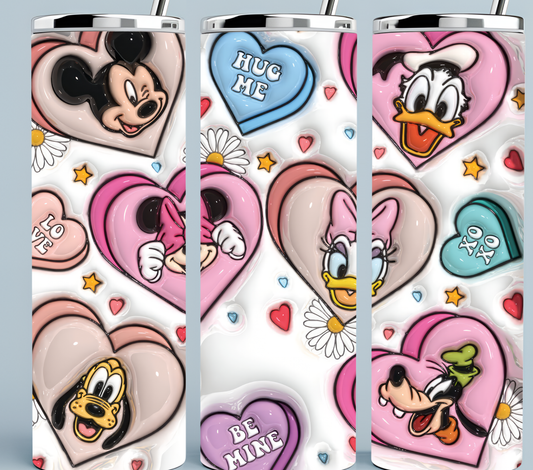 DIsney Hearts Tumbler
