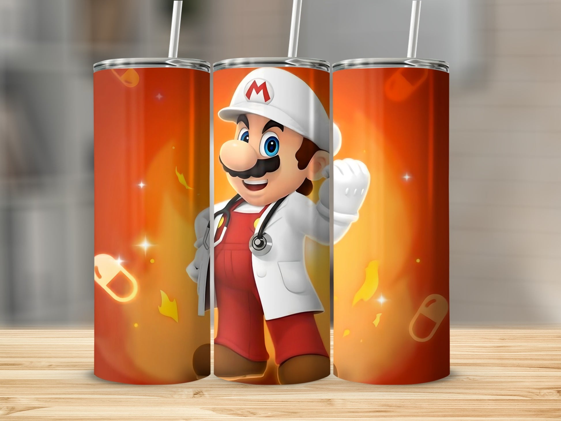 Fun Doctor Themed Character Tumbler Cup for All Ages