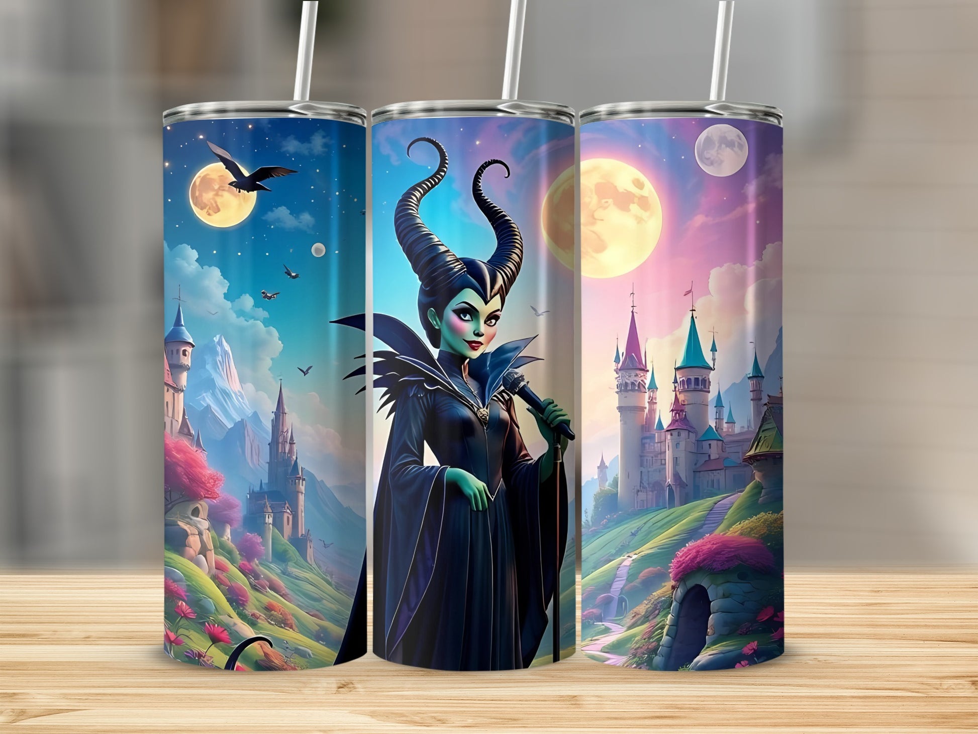 Enchanted Villain Castle Vibes Tumblerillustrations