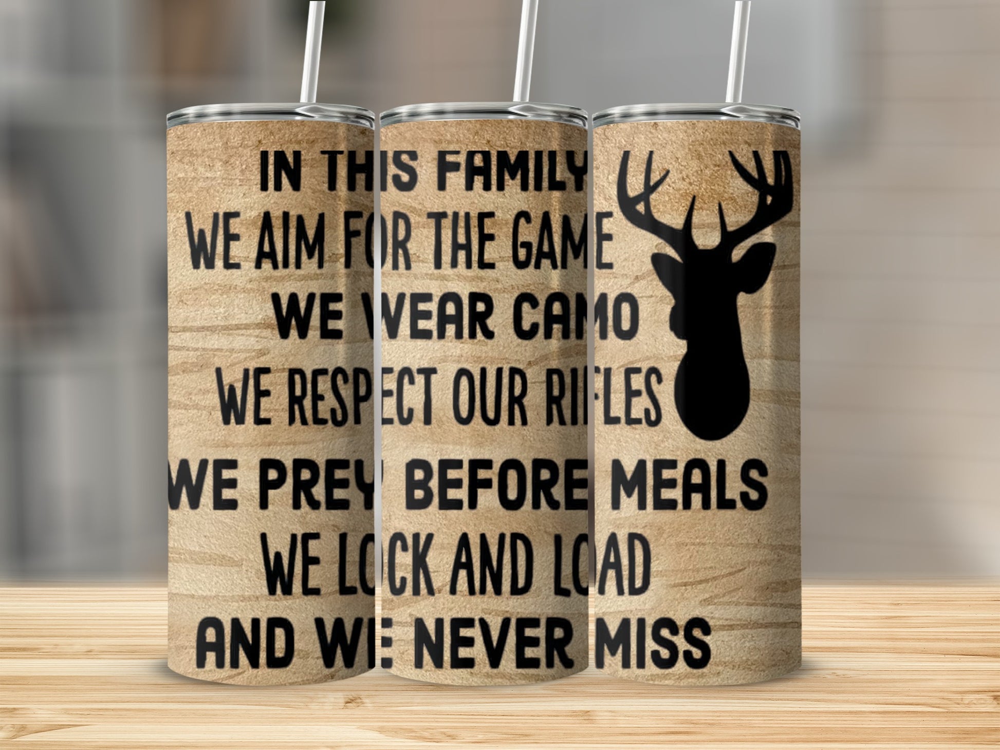 In This Family We Aim For The Game Tumbler