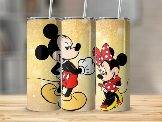 Adorable Disney Mickey Minnie Mouse Tumblers