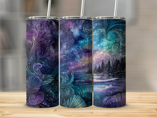 Beautifully Crafted Tumbler with Stunning Artwork