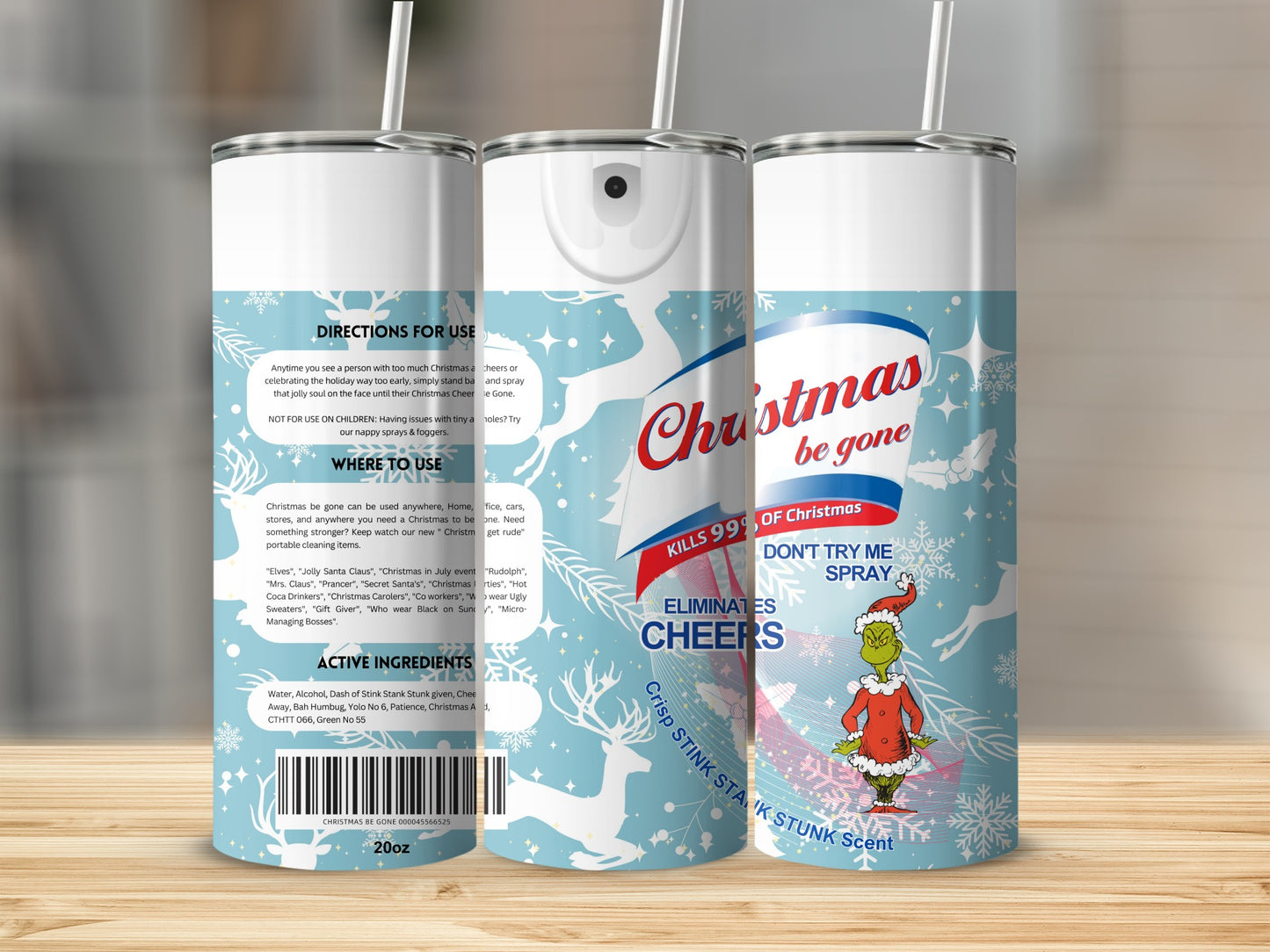 Christmas Be Gone Spray Eliminates Cheers 20oz Can