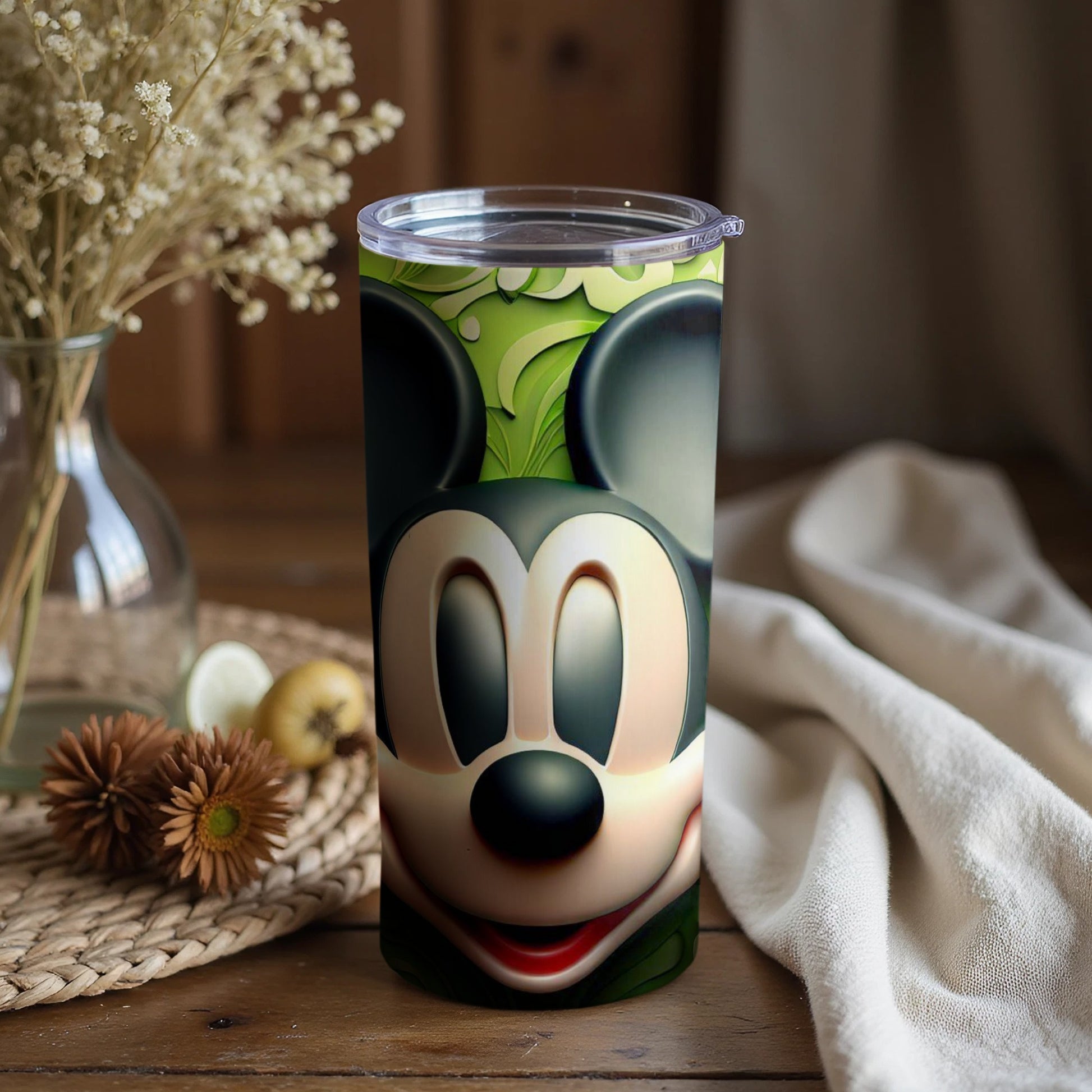 Playful Mickey Mouse Design Tumbler for Fans of All Ages