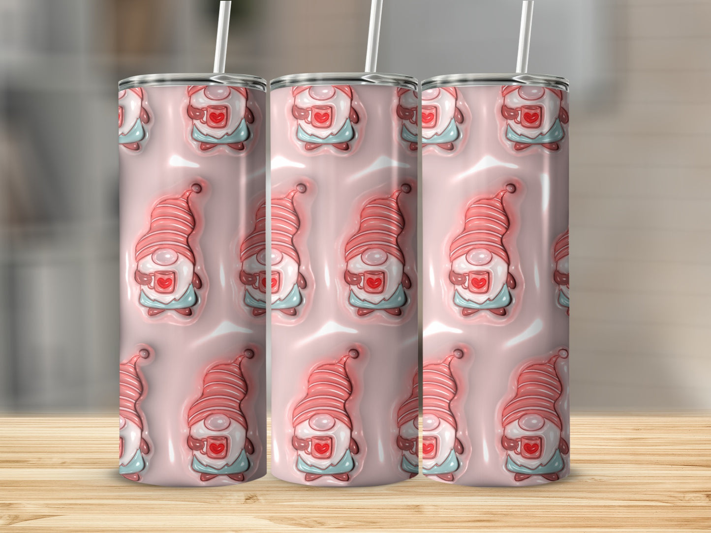 Santa Claus Tumbler Cute Long Hat Christmas Gift