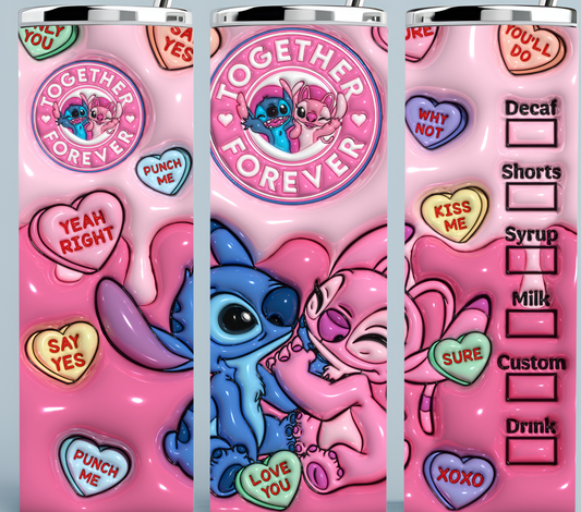 Stitch 3D Coffee Starbucks tumbler