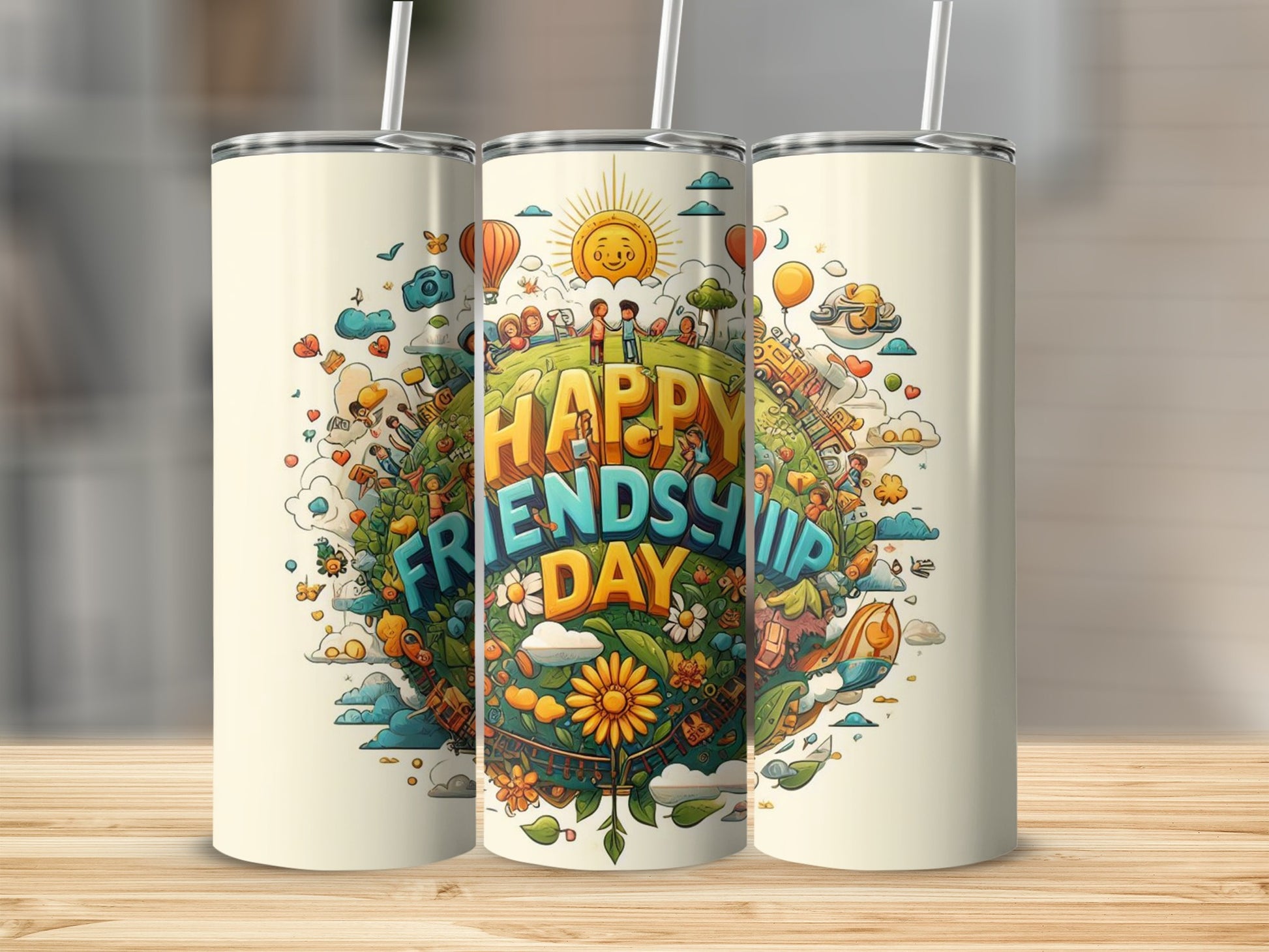 Happy Friendship Day Celebration Tumbler