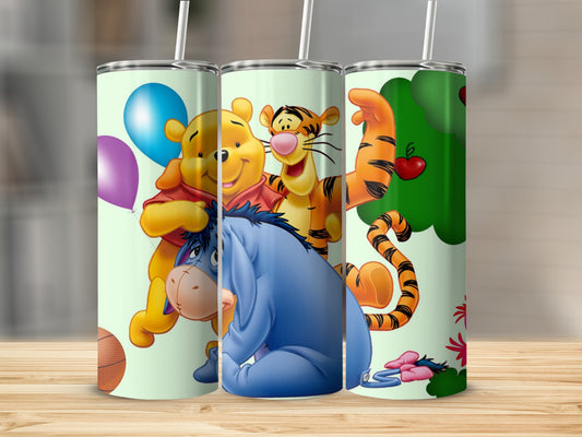 Cute Cartoon Character Printed Tumbler Children Gift