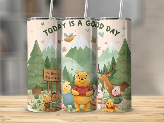 Today Is A Good Day In Forest Animals Cartoon Tumblers