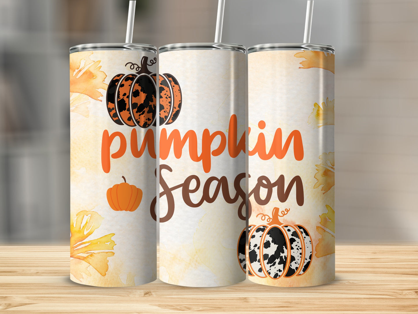 Pumpkin Season Autumn Double-Walled Tumbler