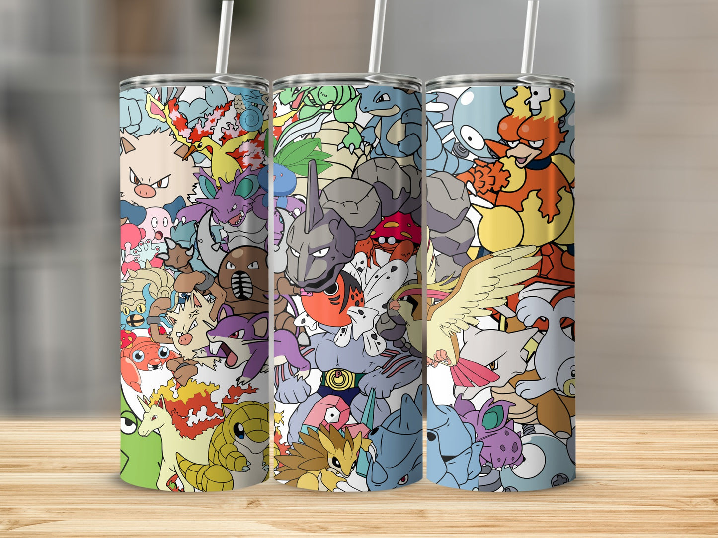 Colorful Cartoon Character Design Tumblers product type