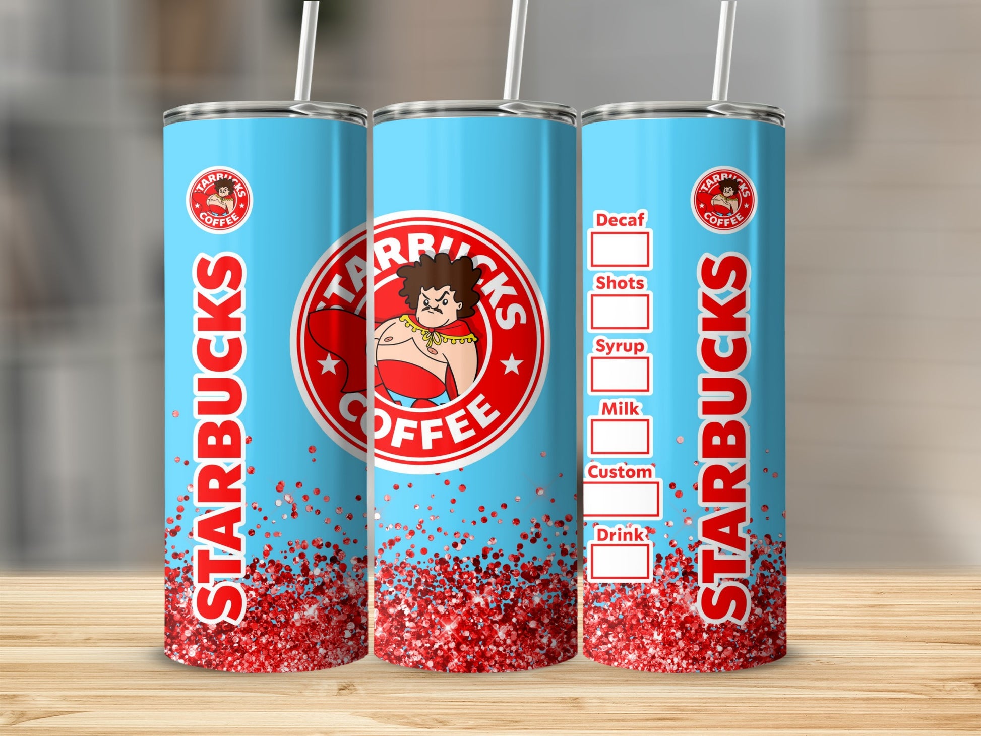 TARBUCKS COFFEE Custom Design Tumbler Cup