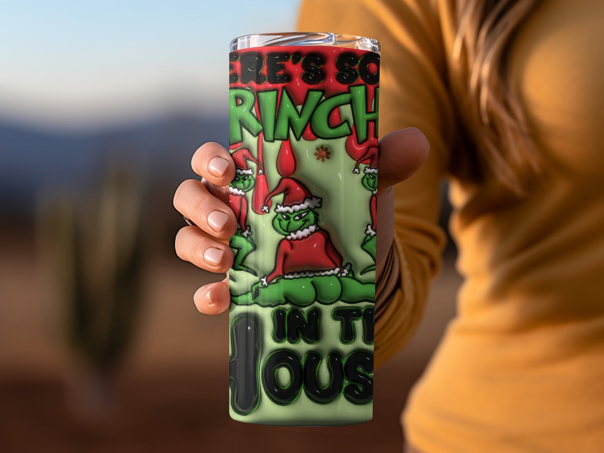 There's Some Grinch in This House Tumbler Cup