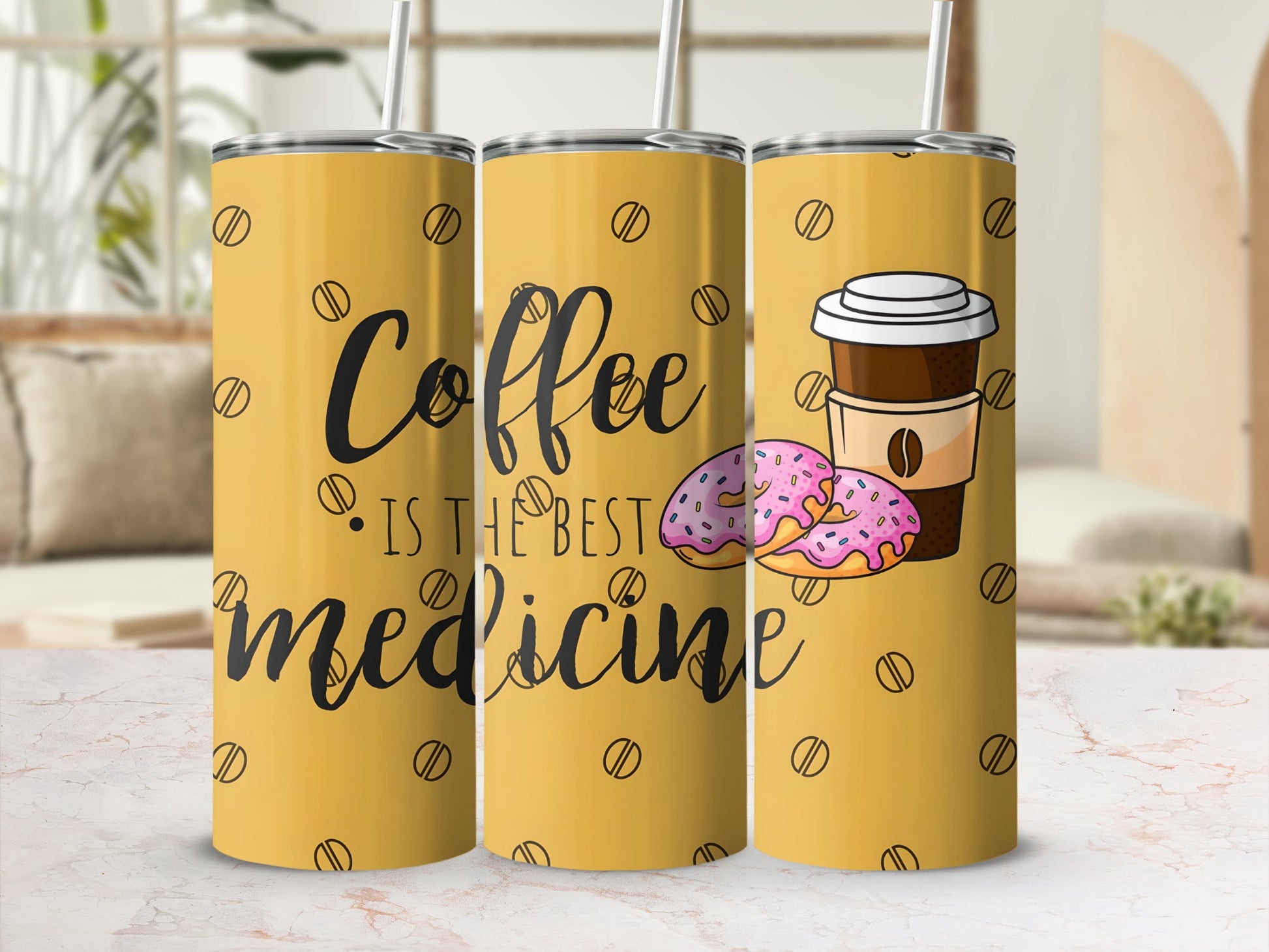 Coffee Is The Best Medicine Travel Mug