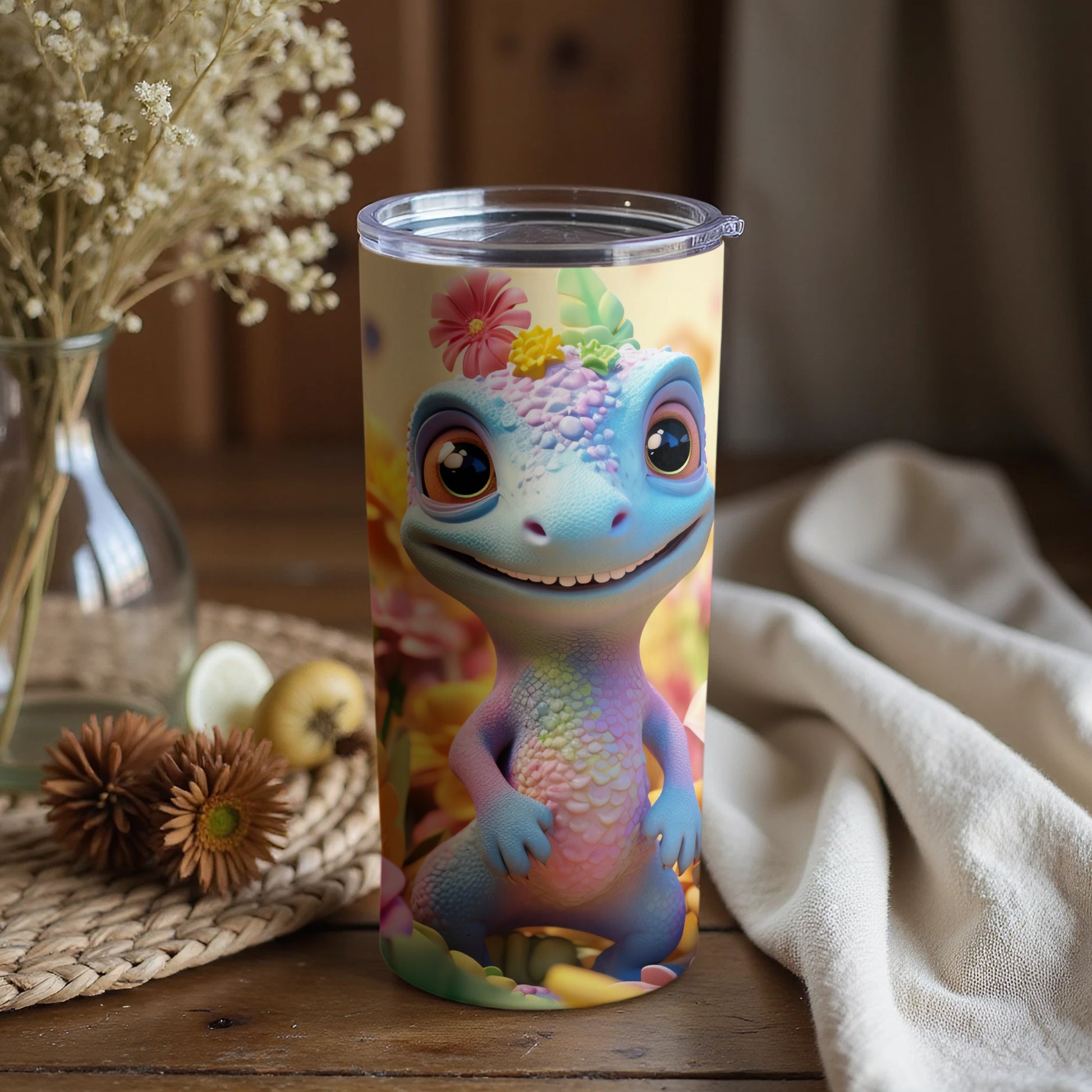 Colorful Happy Lizard Flower Head Cartoon Tumbler product type
Tumbler
Lizard
Reptile
Cartoon
Cute
Colorful
Vibrant
Flower
Floral
Animal
Creature
Happy
Drinkware
Beverage
Gift
Unique
Design
Art
Fantasy
Kids