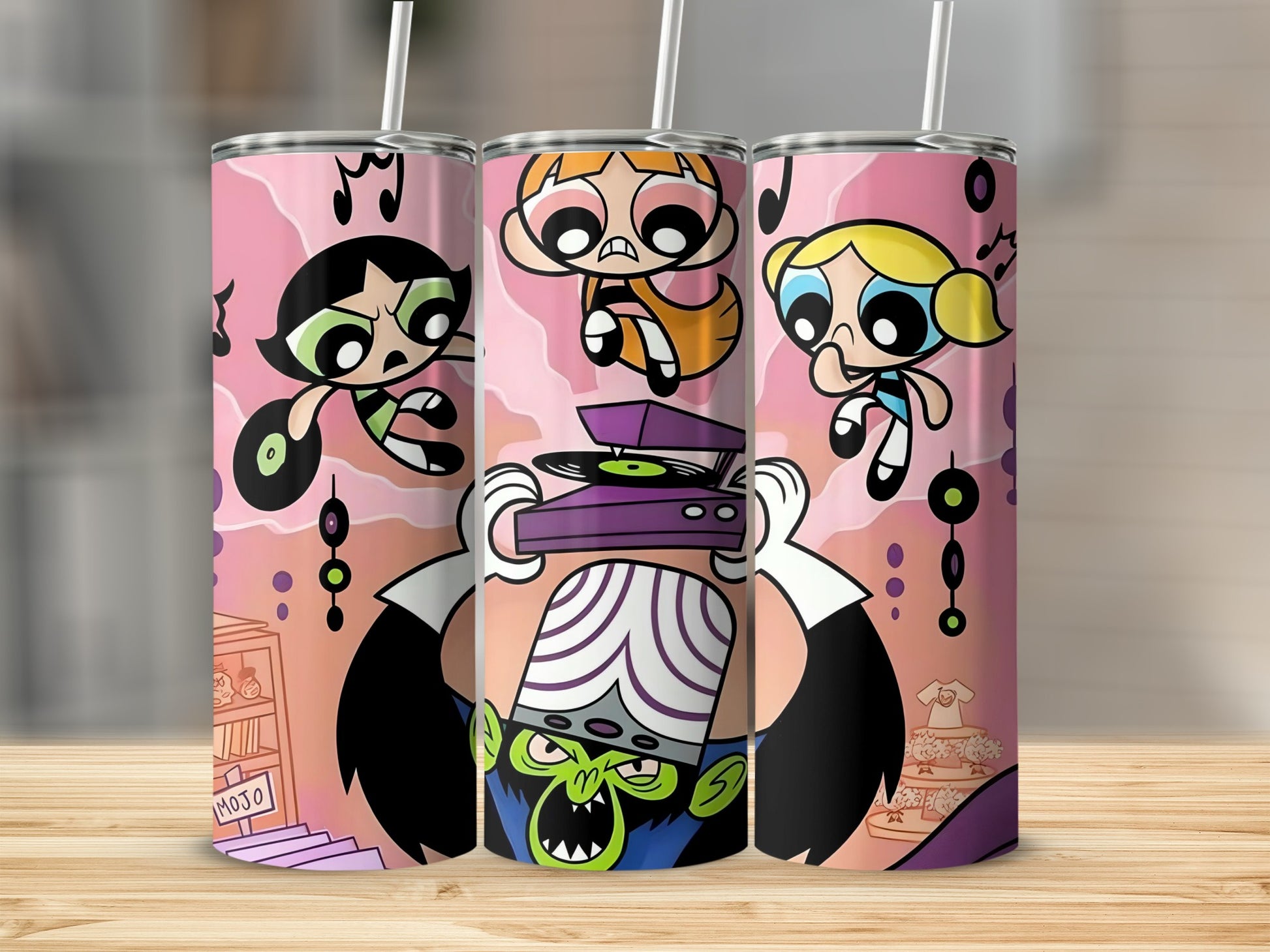 Powerpuff Girls Mojo Jojo Fun Design Tumbler Cup
