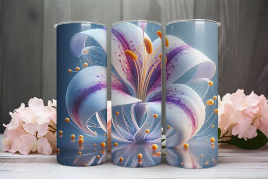Vibrant Lily tumbler