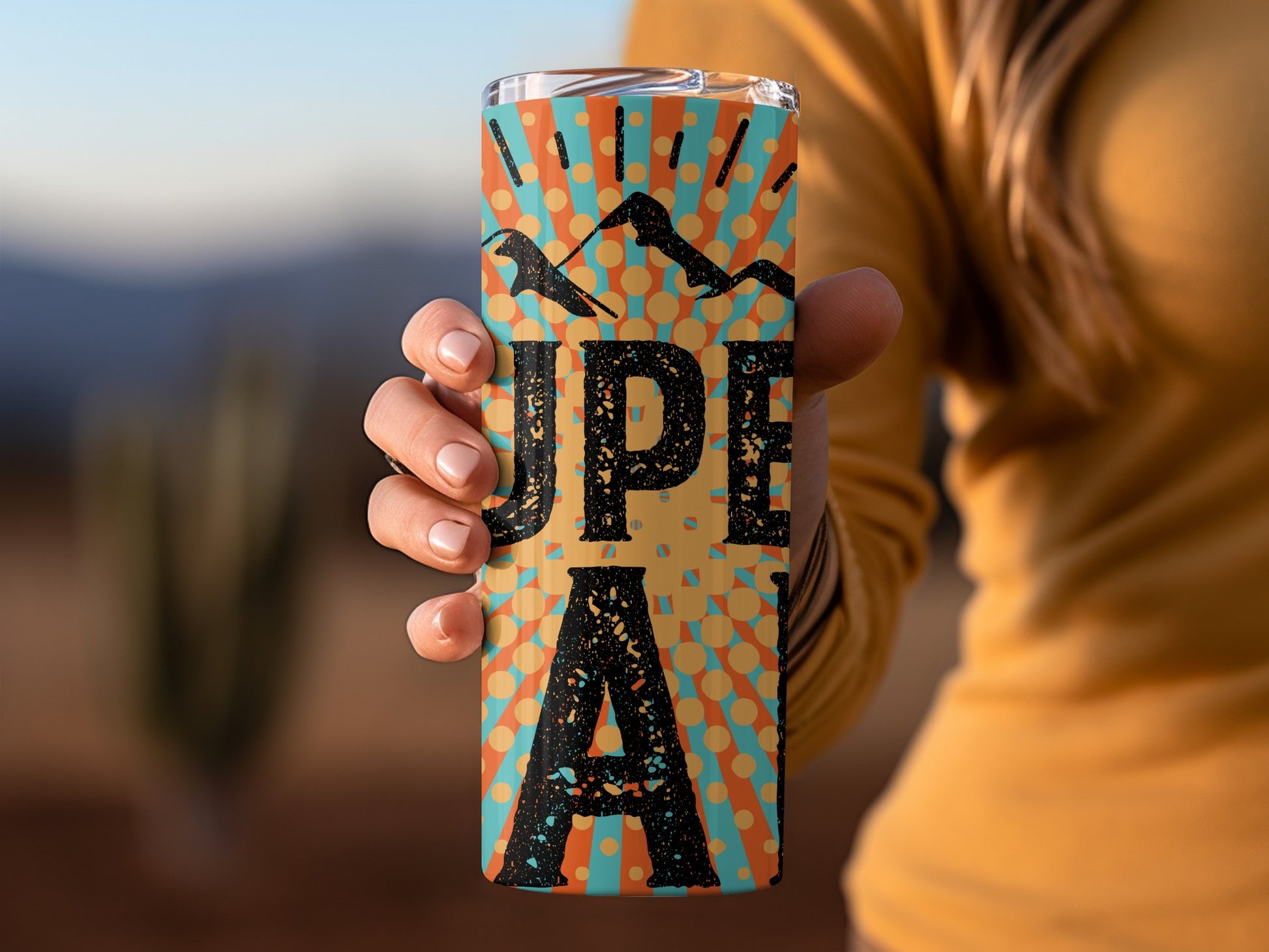 Colorful Super A Travel Tumbler Ideal Gift for Any Occasion