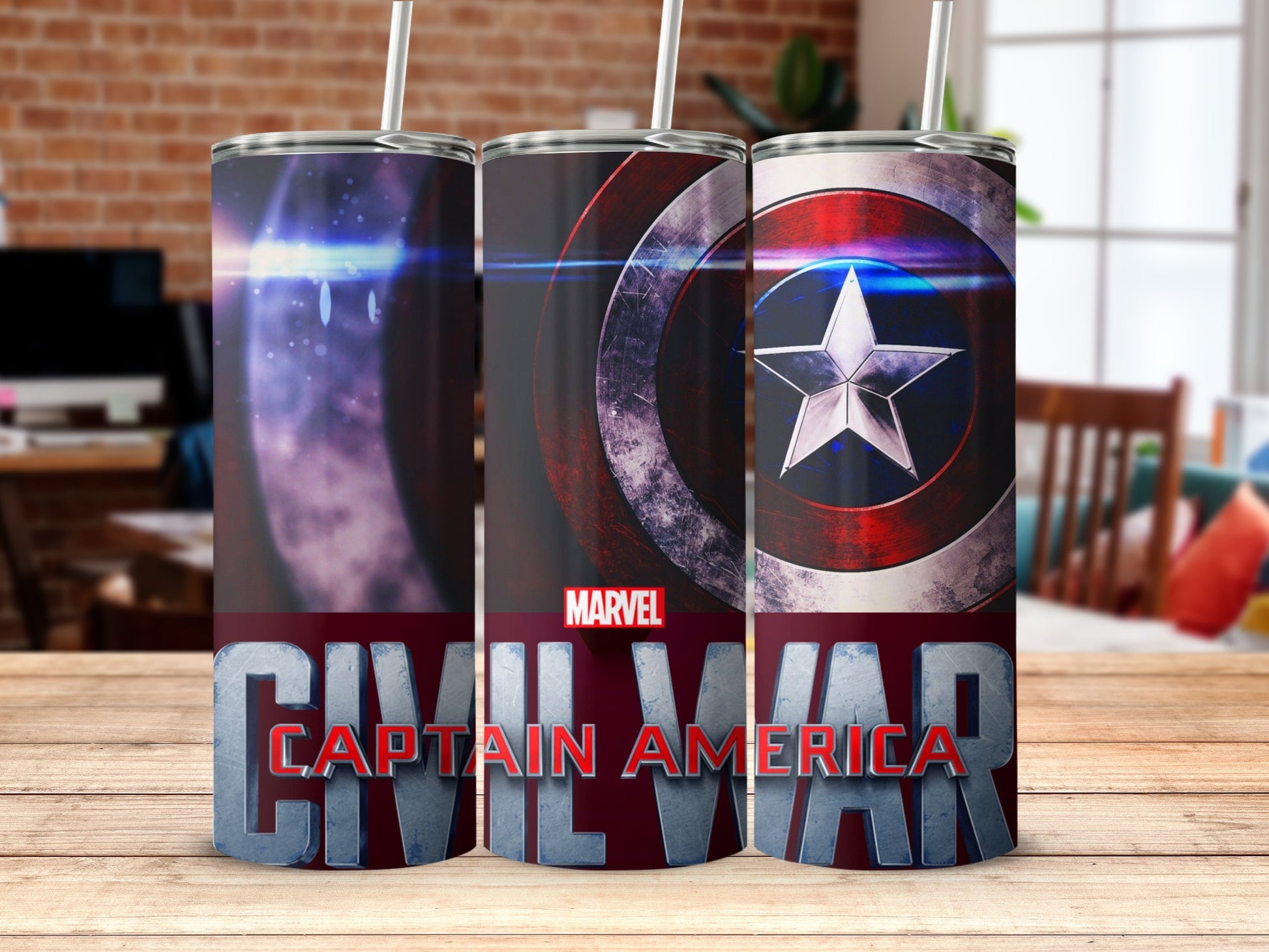 Marvel Captain America Civil War Shield Tumbler
