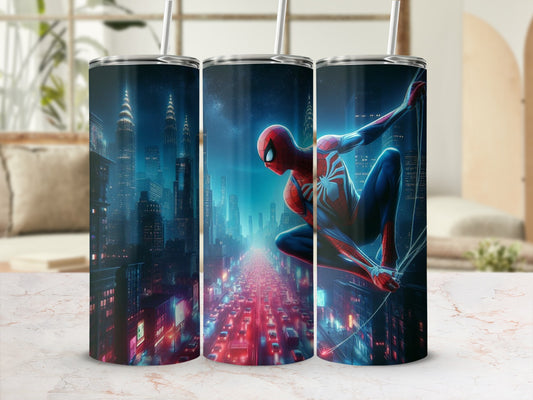 Spider Man Full Wrap Design Tumbler Cup
