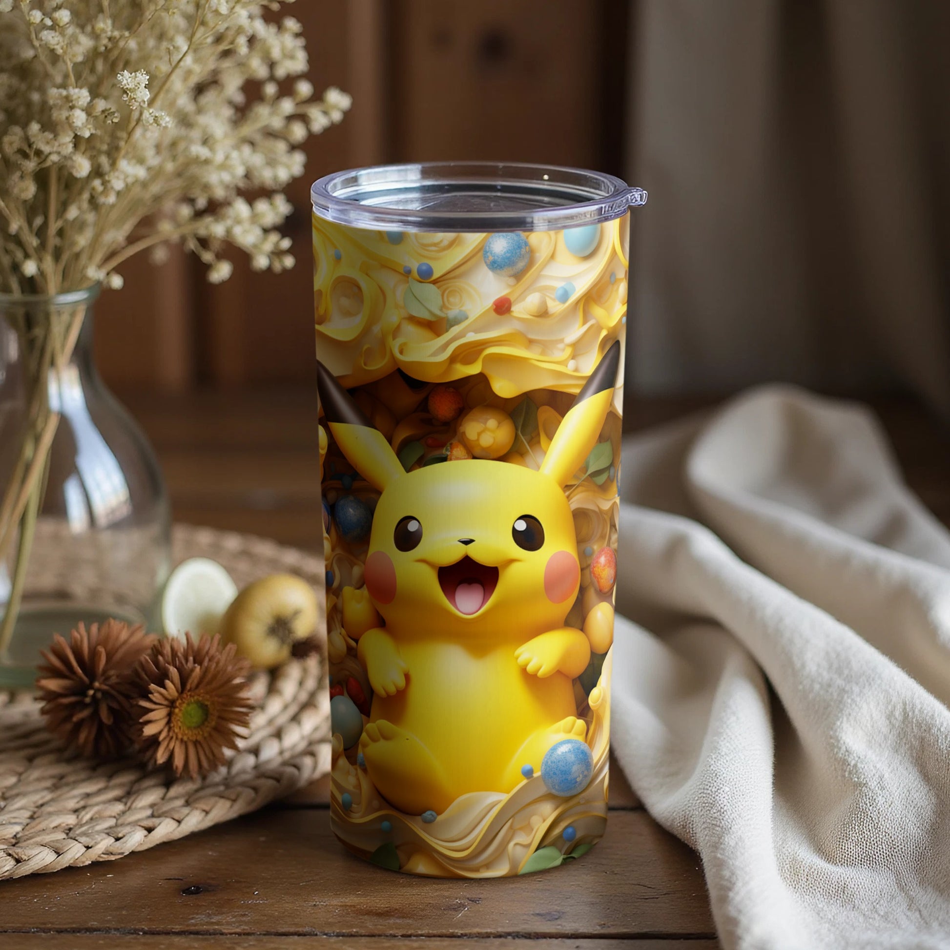 Adorable Cartoon Character Design Insulated Tumbler