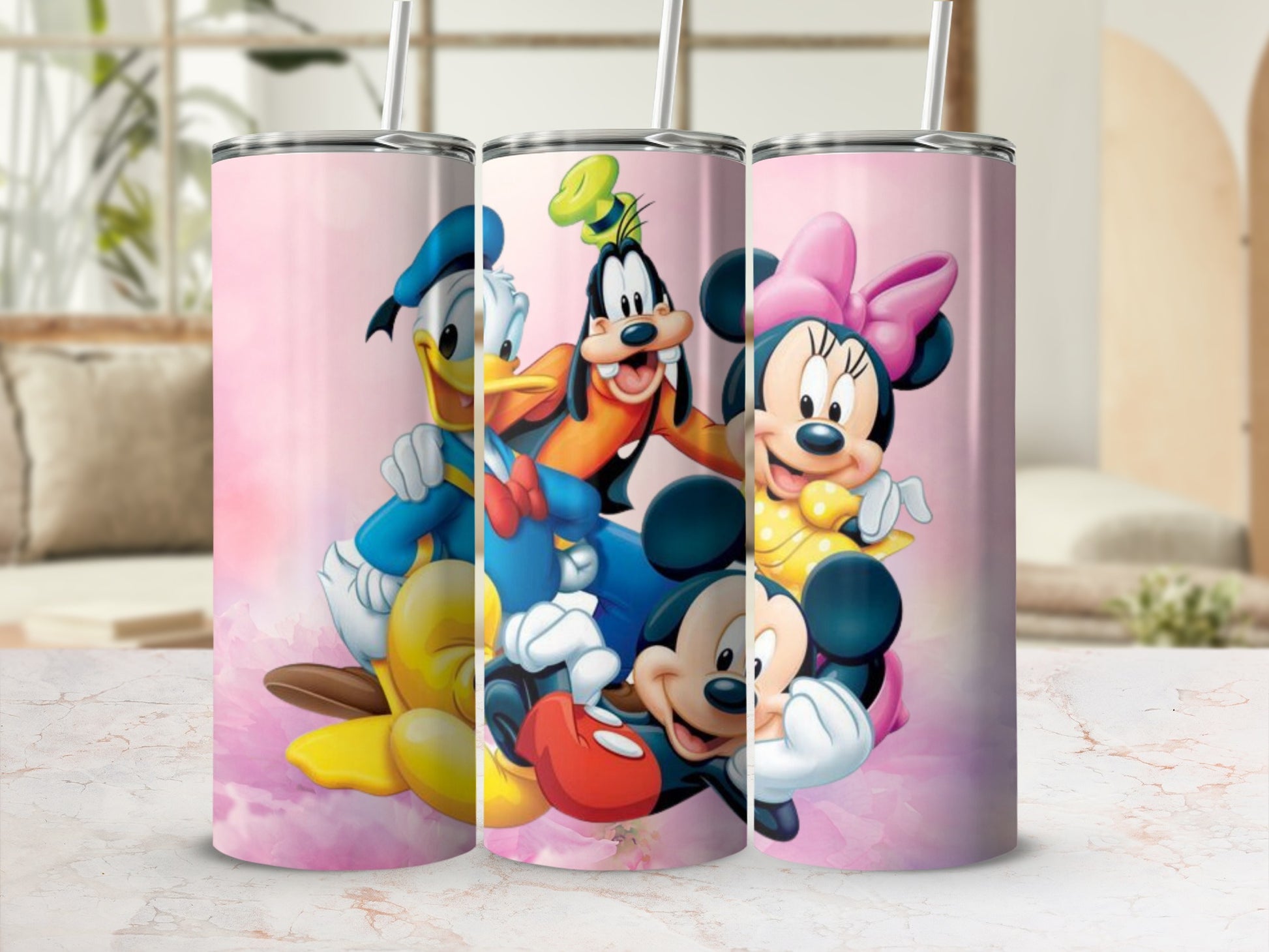 Classic Cartoon Characters Tumbler Cup for Fans