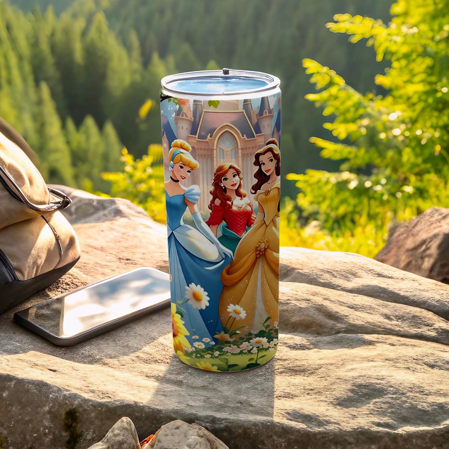 Enchanting Princess Castle Scenic Tumbler