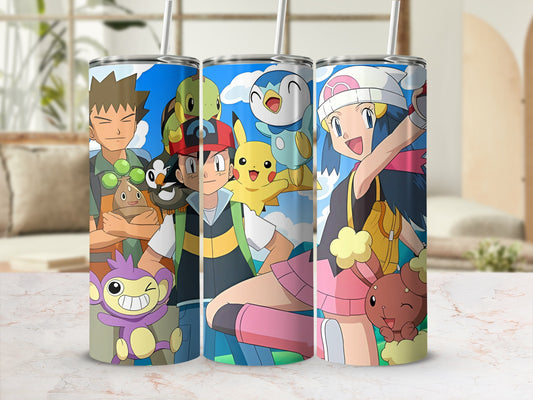 Colorful Anime Character Illustration Tumbler