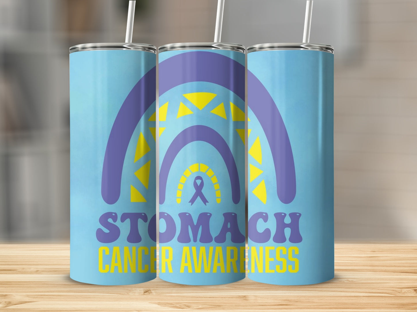 Stomach Cancer Awareness Design Insulated Tumbler product