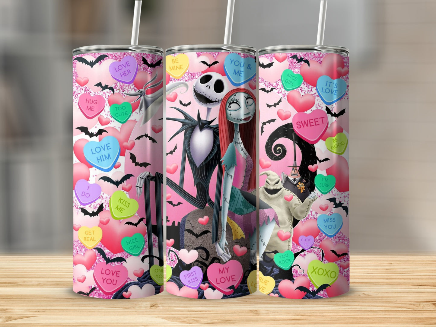 Halloween Nightmare Before Christmas Tumbler
