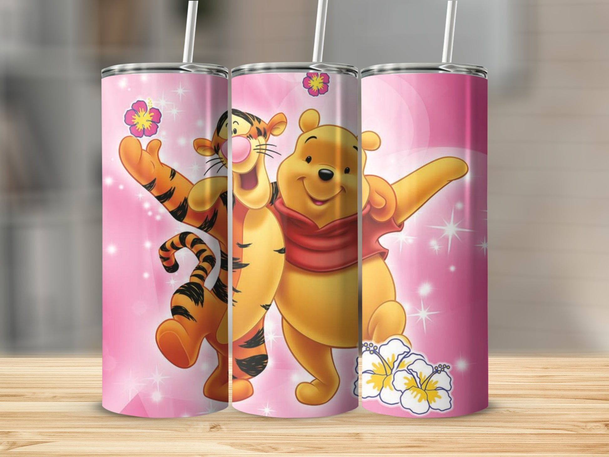 Winnie The Pooh and Tigger Celebration Tumblers