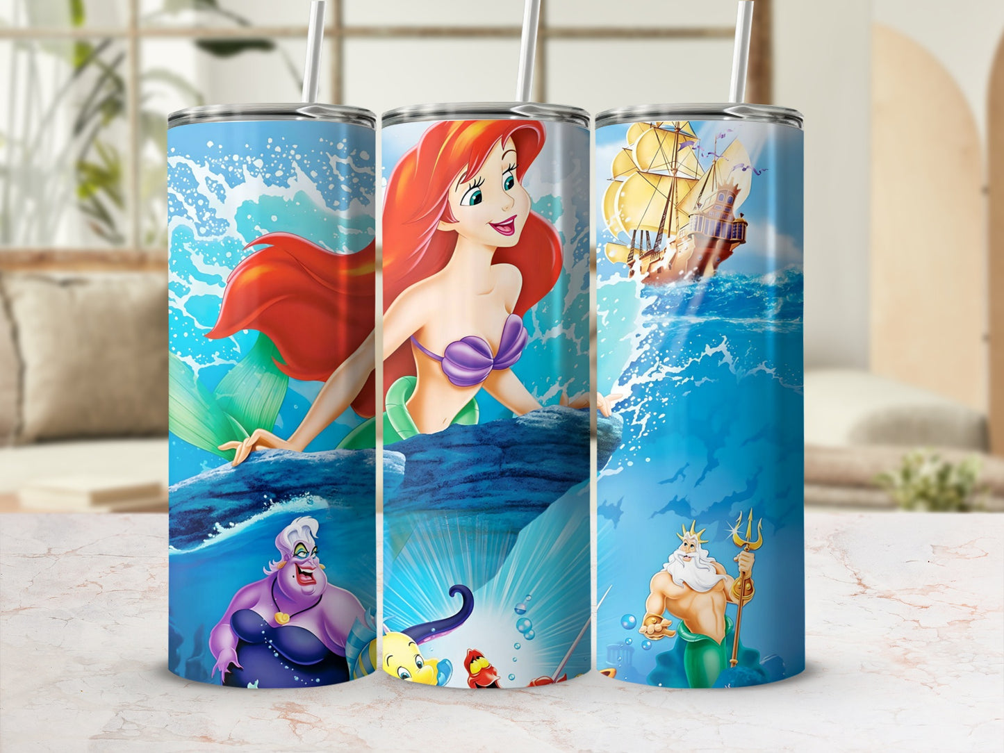 Mermaid Underwater Adventure Themed Tumbler Product