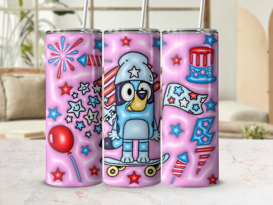 Colorful Cartoon Characters Design Vacuum Insulated Tumbler
