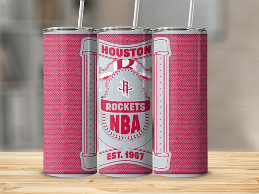 Houston Rockets NBA Est 1967 Vintage Logo Design Tumbler
