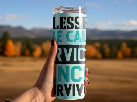 Inspirational Quote Travel Tumbler for Outdoor Enjoyment