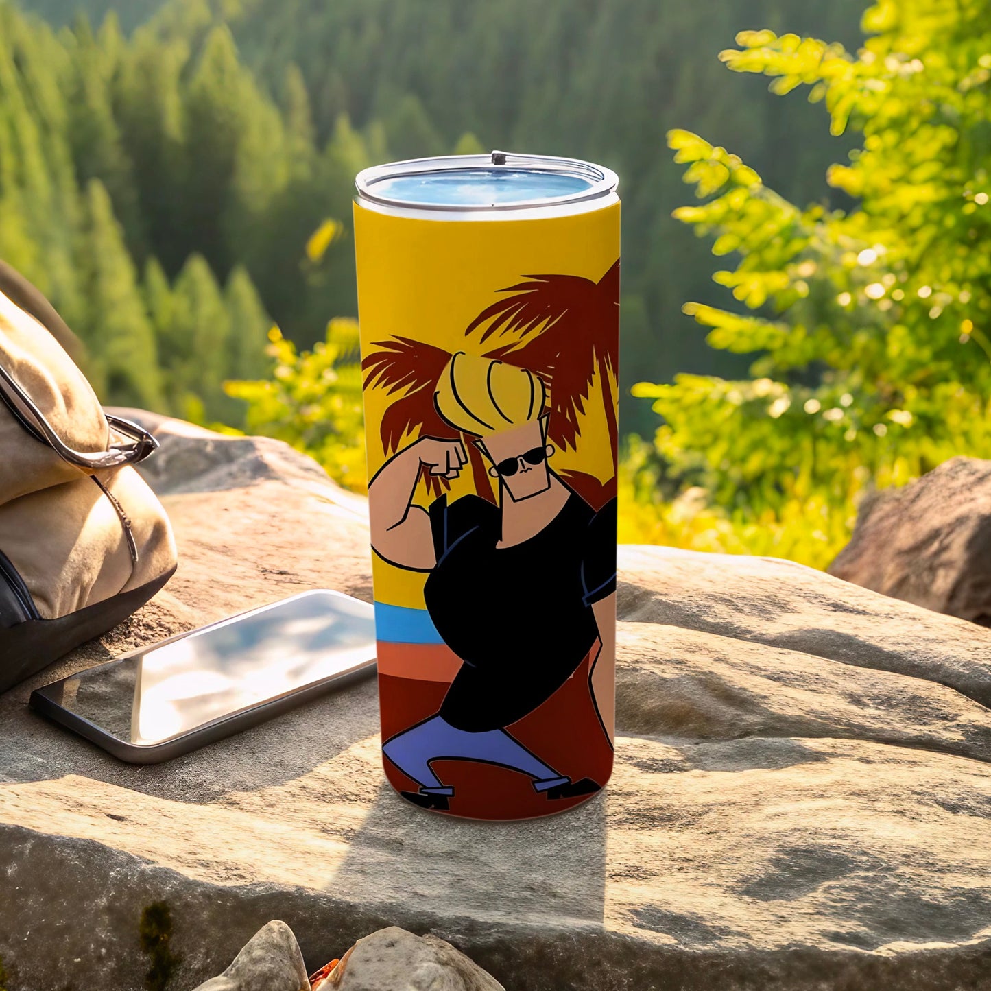 Cartoon Character Themed Travel Tumbler Flask