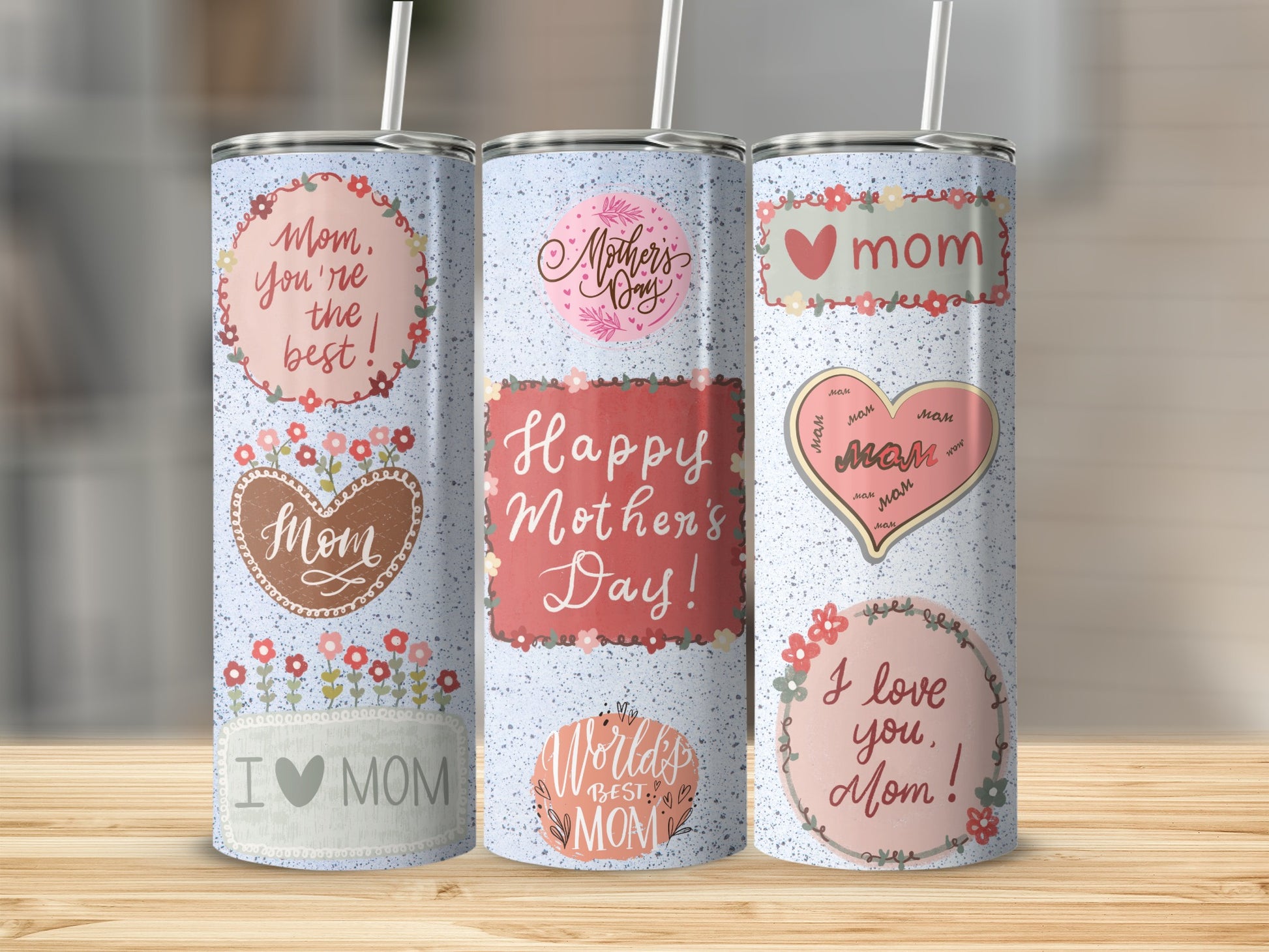Mother's Day Happy Mom Appreciation Tumbler Gift