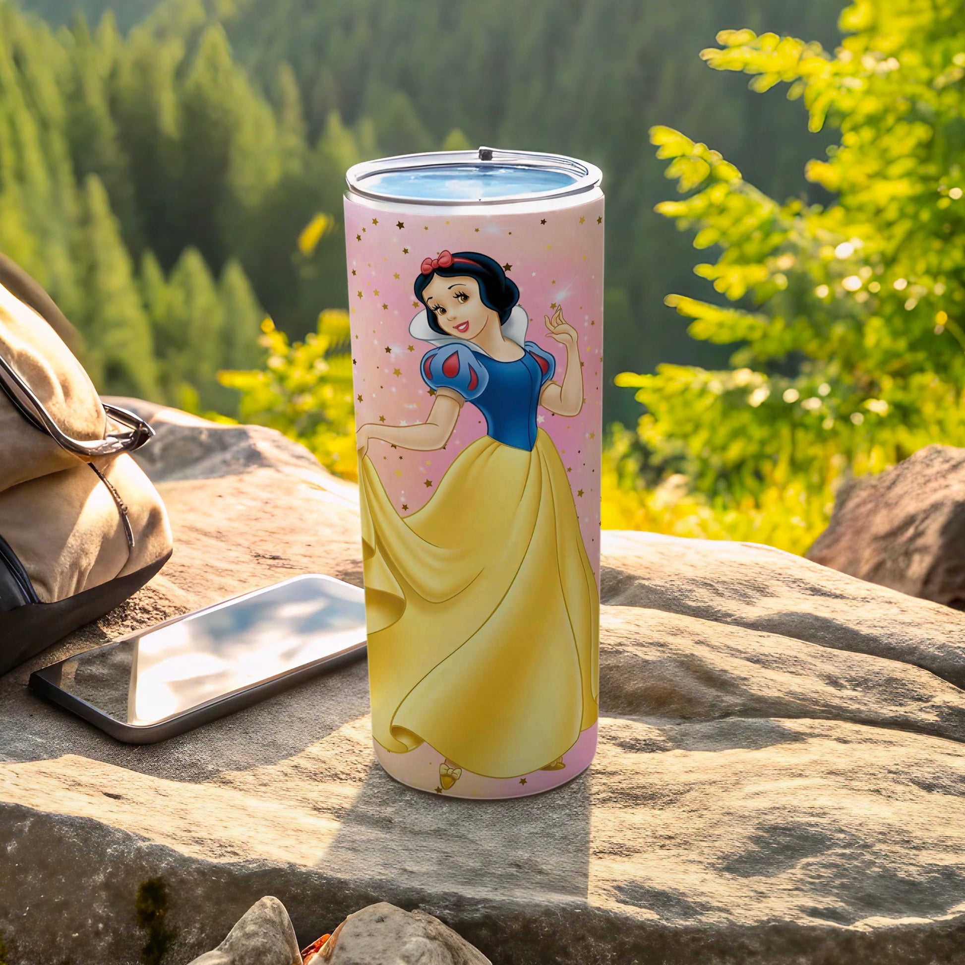 Snow White Themed Insulated Tumbler for Outdoor Adventures
