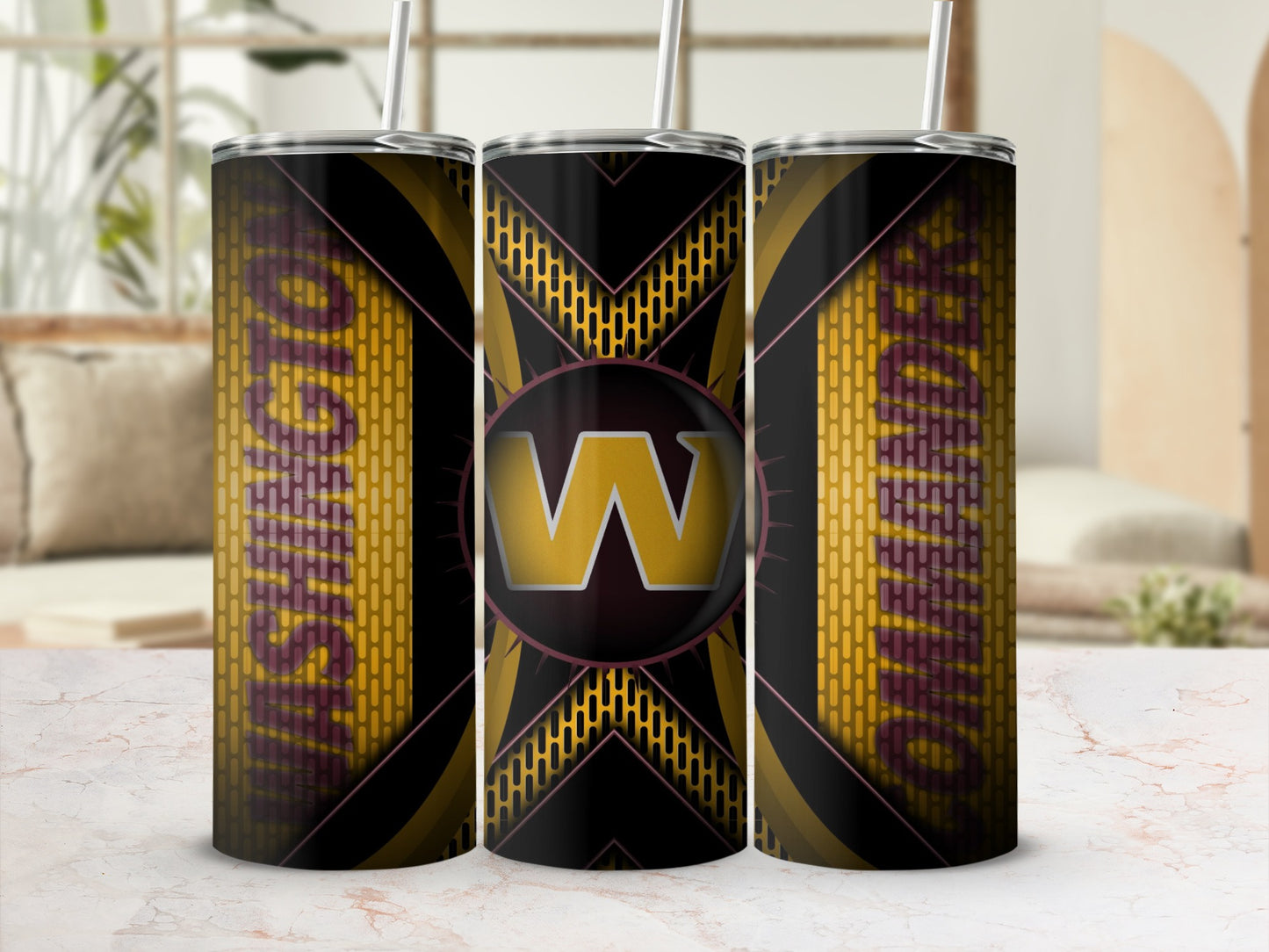 Washington Commanders Detailed Design Graphic Tumblers