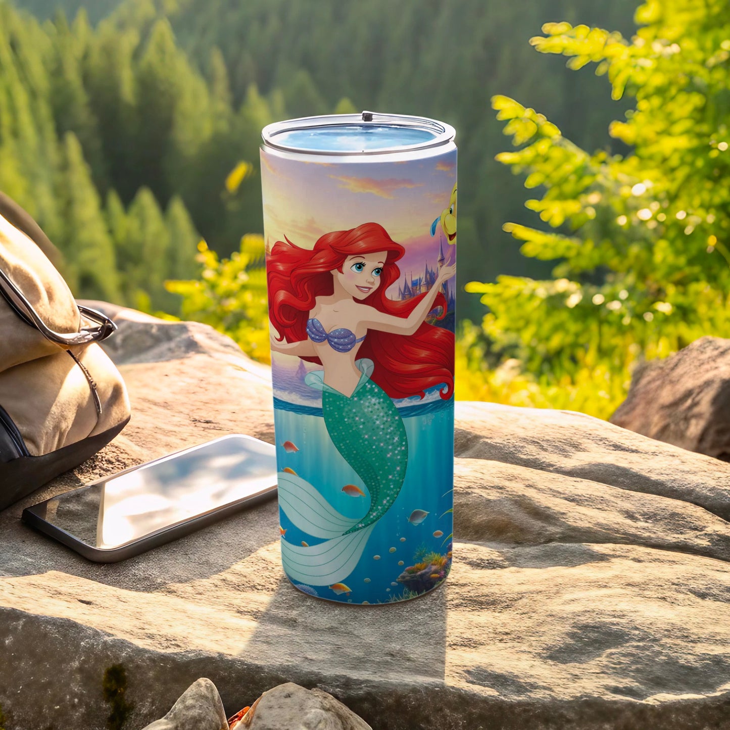 Ariel the Little Mermaid Tumbler for Kids and Adults