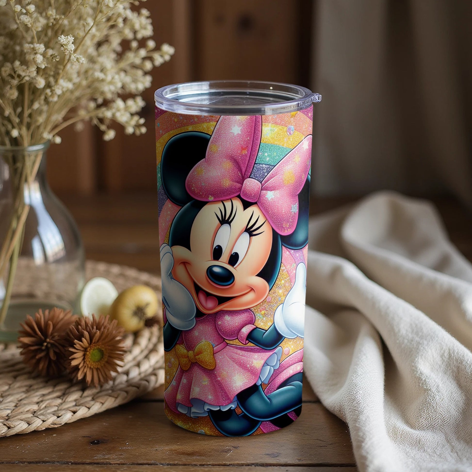 Minnie Mouse Tumbler With Pink Bow for Kids
