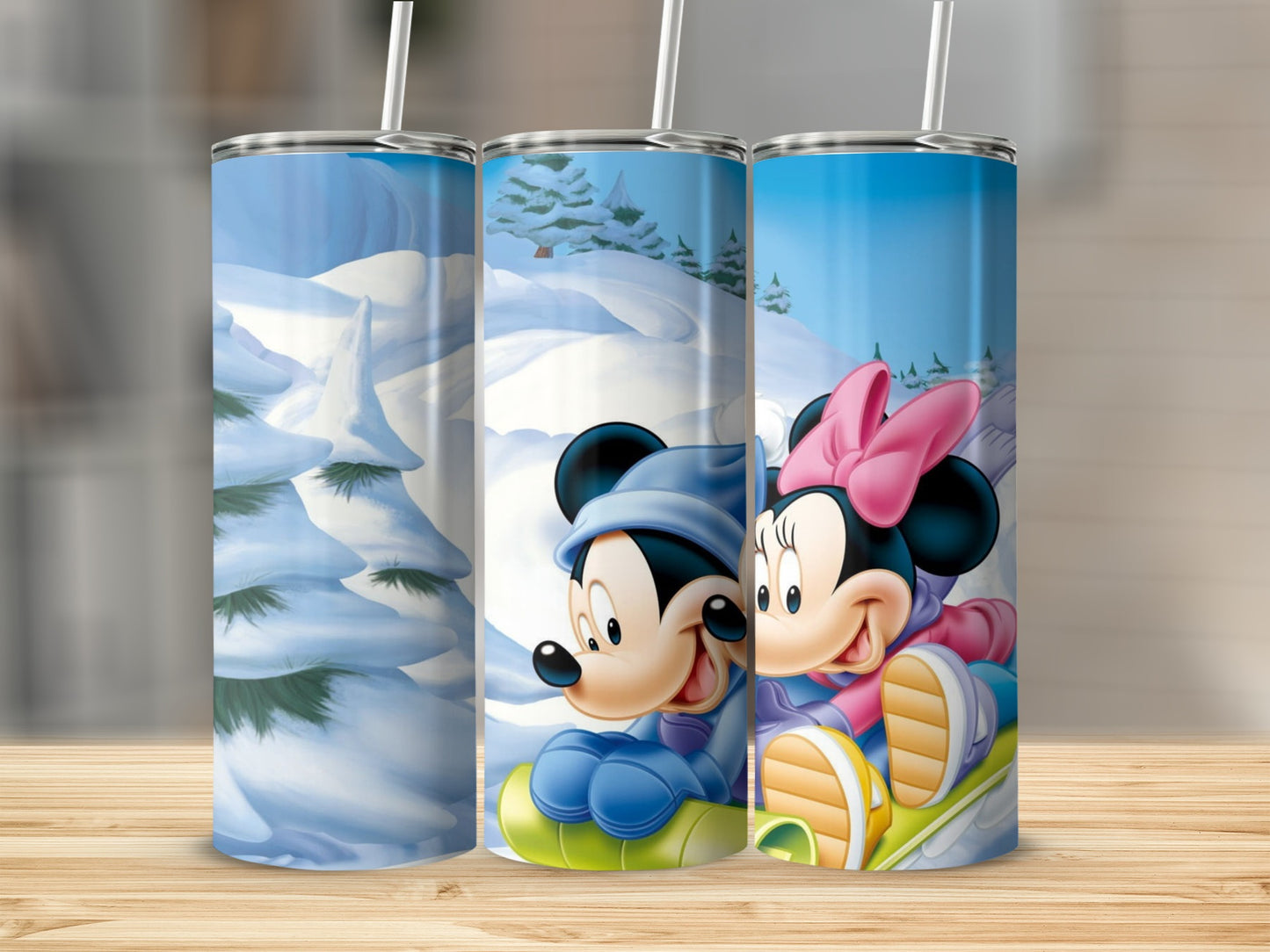 Winter Wonderland with Beloved Characters Tumbler