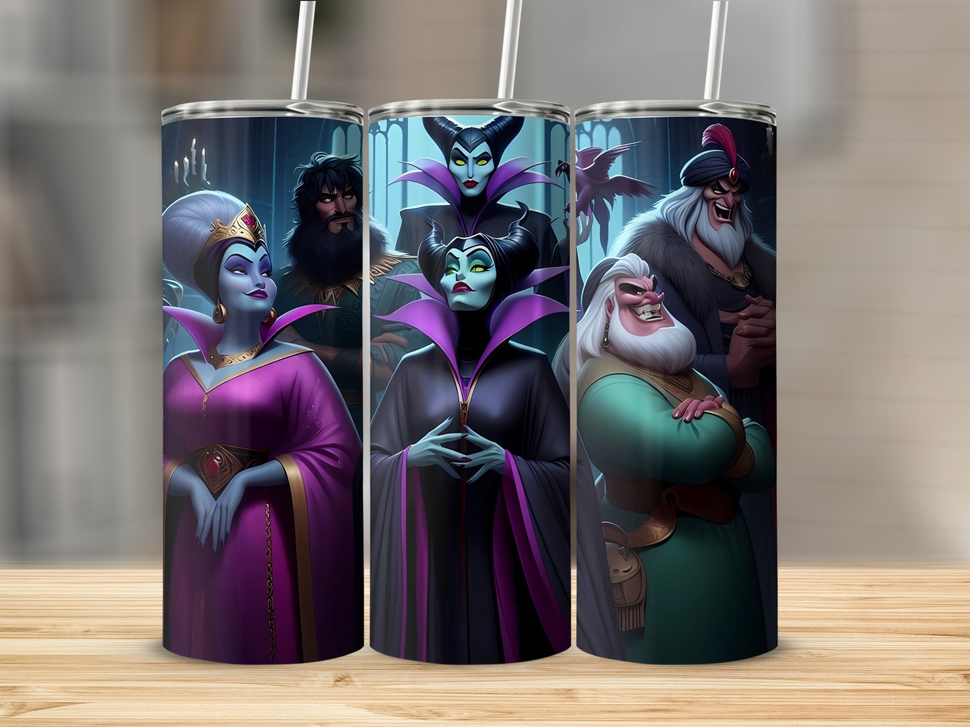 Disney Villains Tumbler with Straw Insulated Stainless Steel