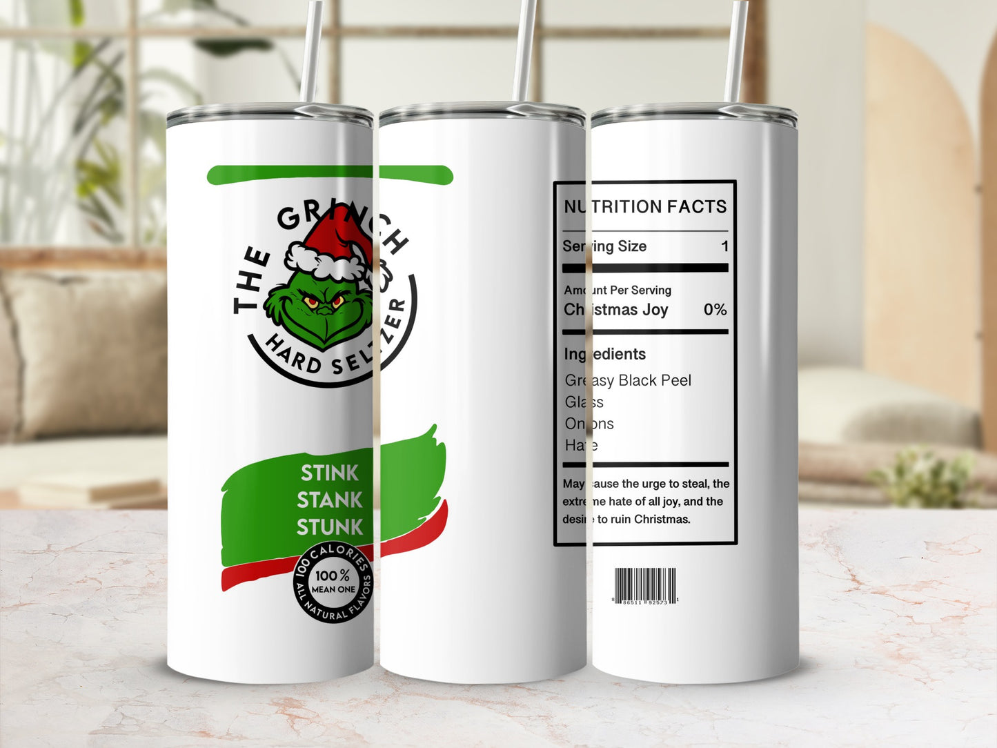 The Grinch Hard Seltzer Stink Stank Stunk Christmas product type