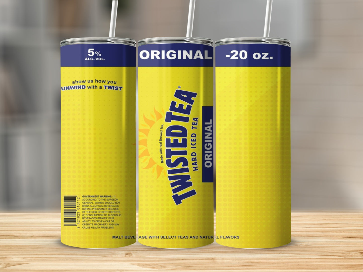 TWISTED TEA ORIGINAL UNWIND with a TWIST 20 oz product type