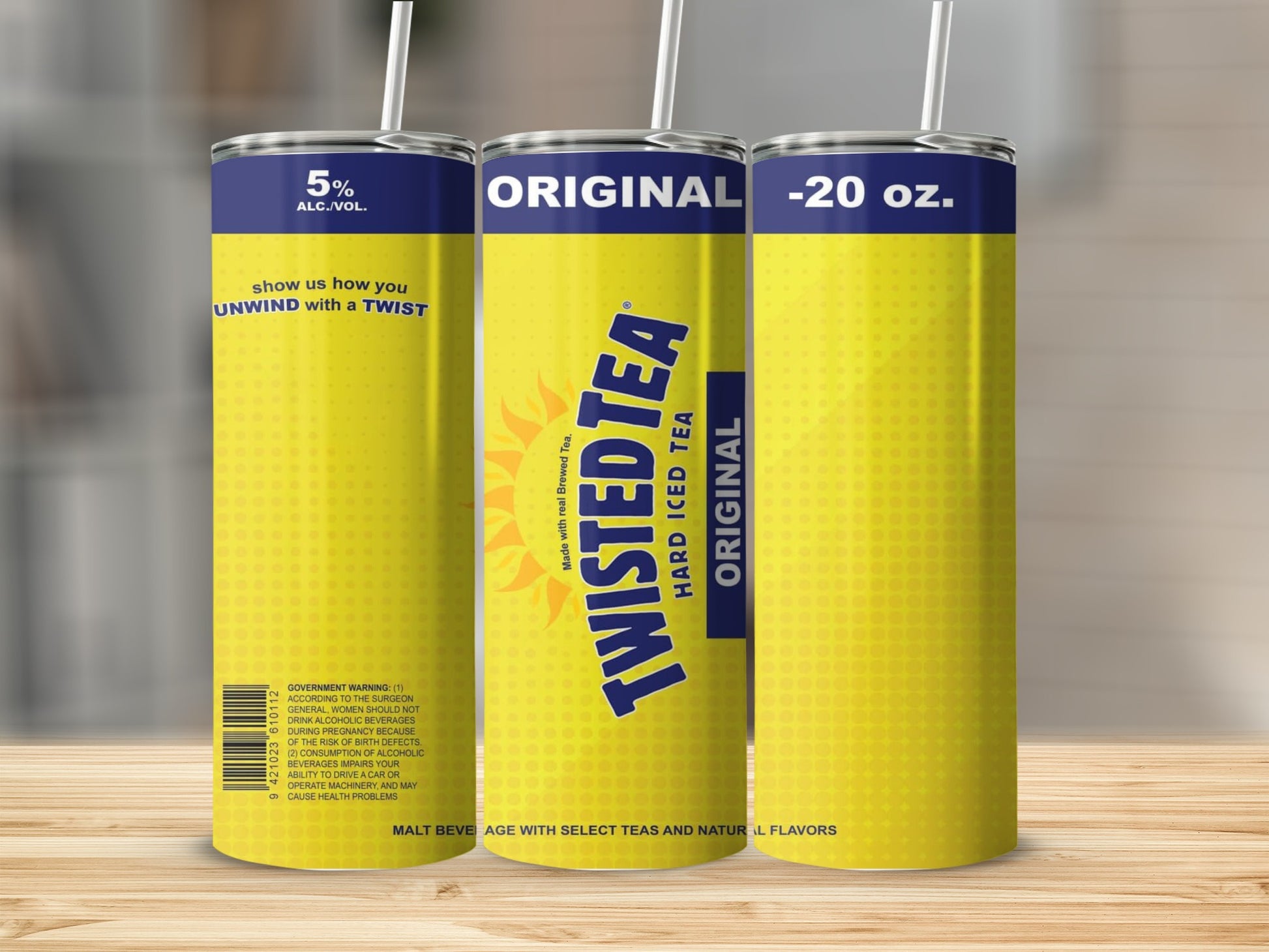 TWISTED TEA ORIGINAL UNWIND with a TWIST 20 oz product type