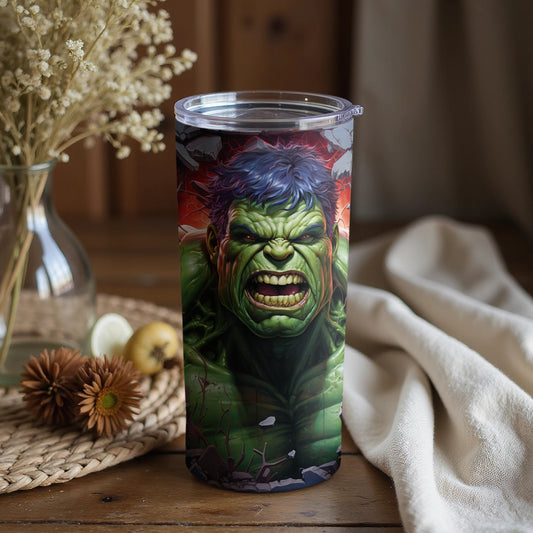 Incredible Green Hulk Character Insulated Beverage Container