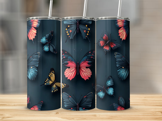 Colorful Butterfly Art Pattern Elegant Tumbler product type
Butterfly,Butterflies,Colorful,Vibrant,Insect,Nature,Pattern,Art,Design,Elegant,Unique,Aesthetic,Tumbler,SkinnyTumbler,Drinkware,Gift,BlueButterfly,RedButterfly,YellowButterfly,DarkColor